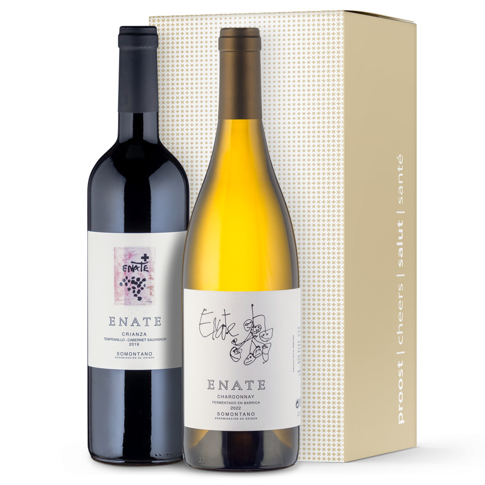 Enate  - Chardonnay Fermentado Barrica & Cabernet Sauvignon Reserve Wijnpakket