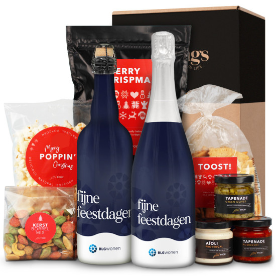 Gepersonaliseerd Kerstpakket - Cava & Bier