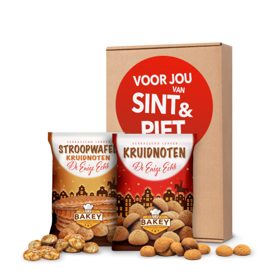 Sinterklaaspakket - Kruidnoten & Stroopwafel Kruidnoten Sinterklaas Geschenk