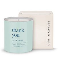 Light a Candle - Thank You Kaars met tekst