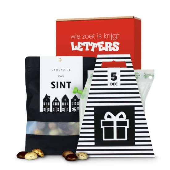 Cadeautje van Sint S - Thee Sinterklaaspakket