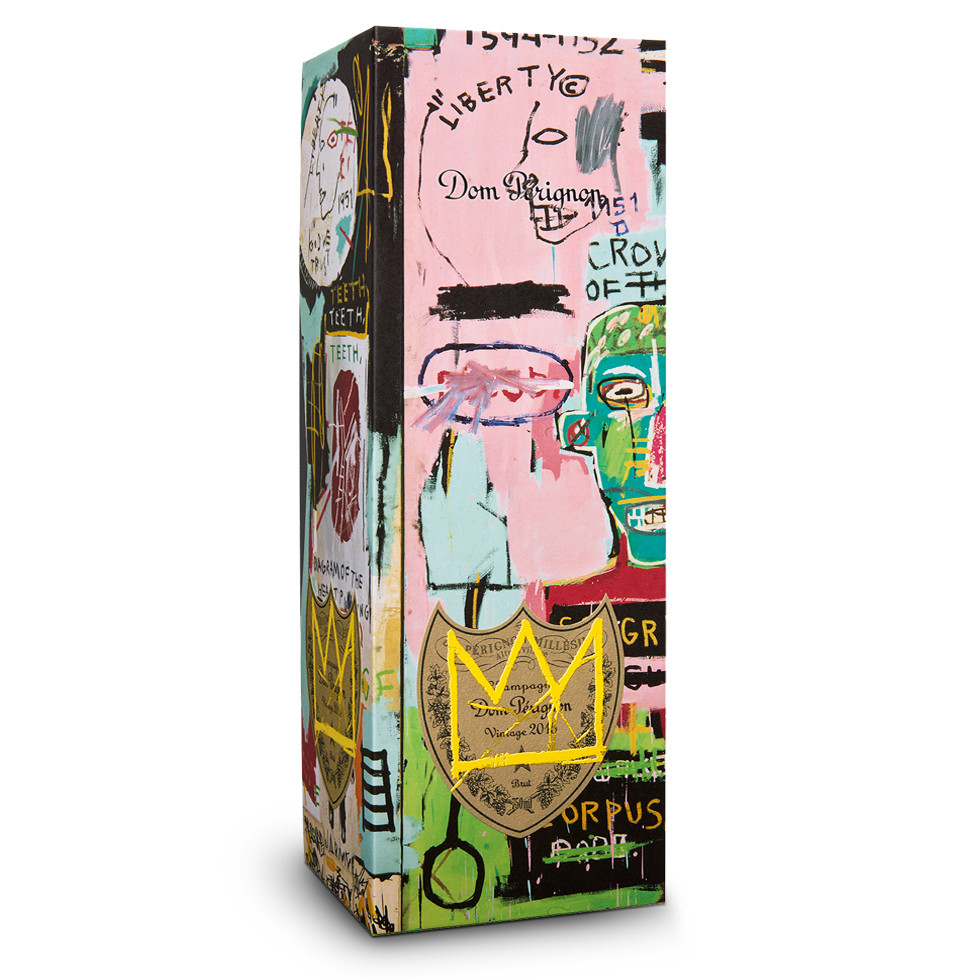 Dom Perignon - Brut Jean-Michel Basquiat Yellow Limited Edition Champagne