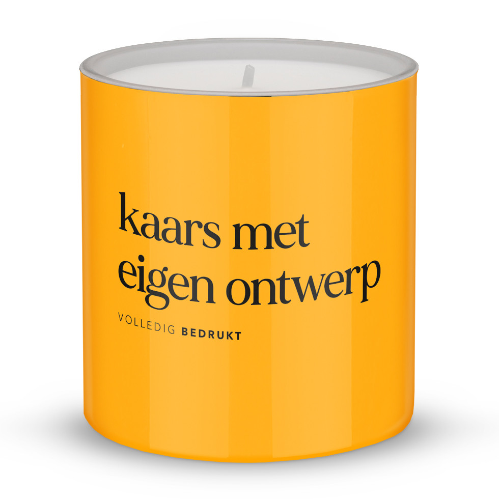 Kaars - met eigen ontwerp 